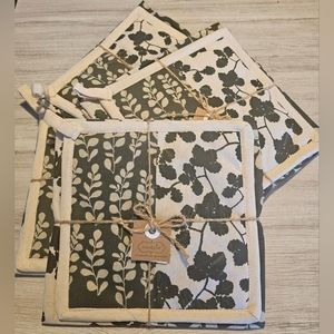 Mudpie 4 sets Green Leaf